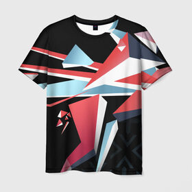 Мужская футболка 3D с принтом cs:go - Point Disarray style 2 (Буйство красок) в Екатеринбурге, 100% полиэфир | прямой крой, круглый вырез горловины, длина до линии бедер | 47 | ak | cs | csgo | disarray | point | буйство | го | краски | красок | кс