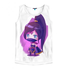 Мужская майка 3D с принтом Templar Assassin Cute в Екатеринбурге, 100% полиэстер | круглая горловина, приталенный силуэт, длина до линии бедра. Пройма и горловина окантованы тонкой бейкой | Тематика изображения на принте: dota | dota 2 | дота | дотан | раки | темпларка