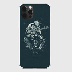 Чехол для iPhone 12 Pro Max с принтом Астронавт в Екатеринбурге, Силикон |  | Тематика изображения на принте: music | гитара | звезды | космонавт | космос | музыка