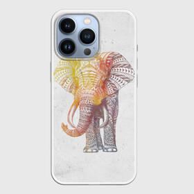Чехол для iPhone 13 Pro с принтом Solar Elephant в Екатеринбурге,  |  | Тематика изображения на принте: красивый | крутой | рисунок | слон | узор