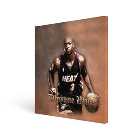 Холст квадратный с принтом Баскетболист Dwyane Wade в Екатеринбурге, 100% ПВХ |  | Тематика изображения на принте: chicago bulls | баскетбол | буллз | дуэйн уэйд | нба | чикаго