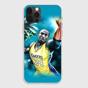 Чехол для iPhone 12 Pro с принтом Kobe Bryant в Екатеринбурге, силикон | область печати: задняя сторона чехла, без боковых панелей | kobe bryant | lakers | los angeles lakers | nba. | баскетбол | баскетболист | коби брайант | лайкерс | лос анджелес лейкерс | нба