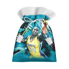 Подарочный 3D мешок с принтом Kobe Bryant в Екатеринбурге, 100% полиэстер | Размер: 29*39 см | Тематика изображения на принте: kobe bryant | lakers | los angeles lakers | nba. | баскетбол | баскетболист | коби брайант | лайкерс | лос анджелес лейкерс | нба