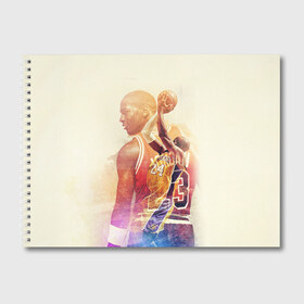 Альбом для рисования с принтом Kobe Bryant в Екатеринбурге, 100% бумага
 | матовая бумага, плотность 200 мг. | kobe bryant | lakers | los angeles lakers | nba. | баскетбол | баскетболист | коби брайант | лайкерс | лос анджелес лейкерс | нба