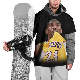 Накидка на куртку 3D с принтом Kobe Bryant в Екатеринбурге, 100% полиэстер |  | kobe bryant | lakers | los angeles lakers | nba. | баскетбол | баскетболист | коби брайант | лайкерс | лос анджелес лейкерс | нба