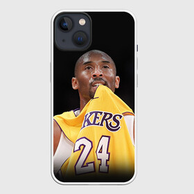 Чехол для iPhone 13 с принтом Kobe Bryant в Екатеринбурге,  |  | kobe bryant | lakers | los angeles lakers | nba. | баскетбол | баскетболист | коби брайант | лайкерс | лос анджелес лейкерс | нба