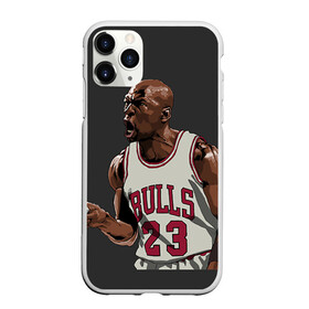 Чехол для iPhone 11 Pro матовый с принтом Michael Jordan в Екатеринбурге, Силикон |  | Тематика изображения на принте: chicago bulls | michael jeffrey jordan | nba. | баскетбол | баскетболист | вашингтон уизардс | майкл джордан | нба | чикаго | чикаго буллз