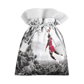 Подарочный 3D мешок с принтом Michael Jordan в Екатеринбурге, 100% полиэстер | Размер: 29*39 см | Тематика изображения на принте: chicago bulls | michael jeffrey jordan | nba. | баскетбол | баскетболист | вашингтон уизардс | майкл джордан | нба | чикаго | чикаго буллз