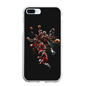 Чехол для iPhone 7Plus/8 Plus матовый с принтом Michael Jordan в Екатеринбурге, Силикон | Область печати: задняя сторона чехла, без боковых панелей | chicago bulls | michael jeffrey jordan | nba. | баскетбол | баскетболист | вашингтон уизардс | майкл джордан | нба | чикаго | чикаго буллз