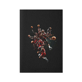 Обложка для паспорта матовая кожа с принтом Michael Jordan в Екатеринбурге, натуральная матовая кожа | размер 19,3 х 13,7 см; прозрачные пластиковые крепления | chicago bulls | michael jeffrey jordan | nba. | баскетбол | баскетболист | вашингтон уизардс | майкл джордан | нба | чикаго | чикаго буллз