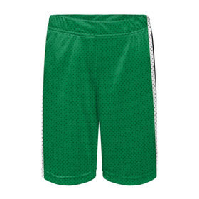 Детские спортивные шорты 3D с принтом Boston Celtics в Екатеринбурге,  100% полиэстер
 | пояс оформлен широкой мягкой резинкой, ткань тянется
 | Тематика изображения на принте: boston celtics | бостон | бостон селтикс | нба | селтикс