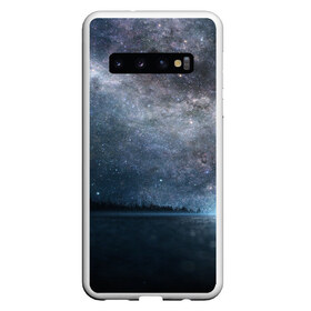Чехол для Samsung Galaxy S10 с принтом Звездное небо в Екатеринбурге, Силикон | Область печати: задняя сторона чехла, без боковых панелей | Тематика изображения на принте: вселенная | галактика | звезды | небо | ночь