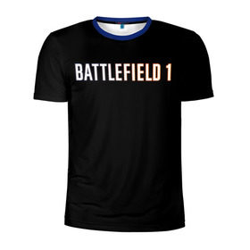 Мужская футболка 3D спортивная с принтом BATTLEFIELD 1 в Екатеринбурге, 100% полиэстер с улучшенными характеристиками | приталенный силуэт, круглая горловина, широкие плечи, сужается к линии бедра | battlefield 1 | батлфилд 1