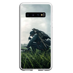 Чехол для Samsung Galaxy S10 с принтом BATTLEFIELD 1 в Екатеринбурге, Силикон | Область печати: задняя сторона чехла, без боковых панелей | Тематика изображения на принте: battlefield 1 | батлфилд 1