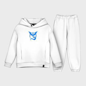 Детский костюм хлопок Oversize с принтом TEAM MYSTIC в Екатеринбурге,  |  | Тематика изображения на принте: покемон го