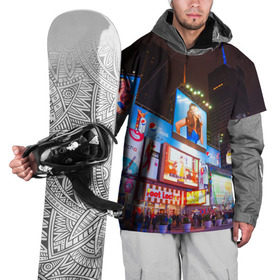 Накидка на куртку 3D с принтом Авеню стрит в Екатеринбурге, 100% полиэстер |  | америка | город | европа | китай | красота | новинки | ночь | огонь | пейзаж | свет