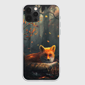 Чехол для iPhone 12 Pro Max с принтом Лиса в Екатеринбурге, Силикон |  | Тематика изображения на принте: autum | forest | fox | лес | лиса | осень