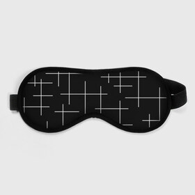 Маска для сна 3D с принтом Geometric (2) в Екатеринбурге, внешний слой — 100% полиэфир, внутренний слой — 100% хлопок, между ними — поролон |  | geometric | белый | геометрик | линии | текстура | чёрный