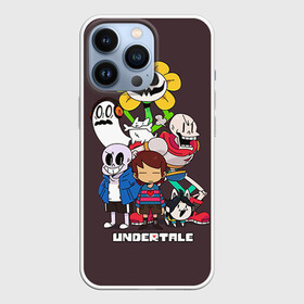 Чехол для iPhone 13 Pro с принтом Undertale 3 в Екатеринбурге,  |  | Тематика изображения на принте: альфис | андайн | андертейл | асгор | дримурр | меттатон | папирус | подземелье | санс | ториэль | флауи | фриск