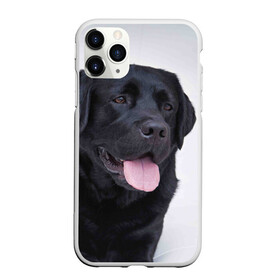 Чехол для iPhone 11 Pro матовый с принтом Черный лабрадор в Екатеринбурге, Силикон |  | большая | золотистый | лабрадор | лабрадоры | палевый | песик | ретривер | собака | собаки