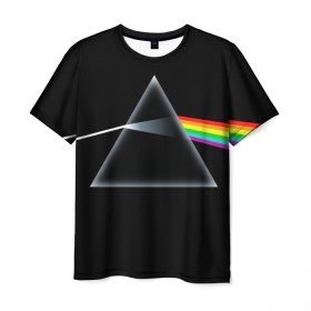 Мужская футболка 3D с принтом Pink floyd в Екатеринбурге, 100% полиэфир | прямой крой, круглый вырез горловины, длина до линии бедер | пинк | флойд