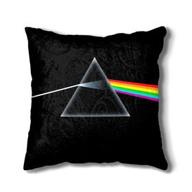 Подушка 3D с принтом Pink floyd в Екатеринбурге, наволочка – 100% полиэстер, наполнитель – холлофайбер (легкий наполнитель, не вызывает аллергию). | состоит из подушки и наволочки. Наволочка на молнии, легко снимается для стирки | пинк | флойд