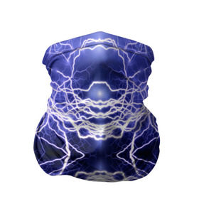 Бандана-труба 3D с принтом Static Electricity в Екатеринбурге, 100% полиэстер, ткань с особыми свойствами — Activecool | плотность 150‒180 г/м2; хорошо тянется, но сохраняет форму | static electricity | белый | молнии | разряд | синий | статическое электричество | фиолетовый | чёрный