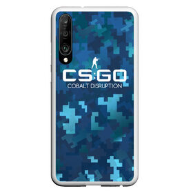 Чехол для Honor P30 с принтом cs:go - Cobalt Disruption (Ржавый кобальт) в Екатеринбурге, Силикон | Область печати: задняя сторона чехла, без боковых панелей | cobalt | cs | csgo | desert | disruption | eagle | го | кобальт | кс | ржавый