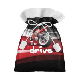 Подарочный 3D мешок с принтом The drive в Екатеринбурге, 100% полиэстер | Размер: 29*39 см | гонка | драйв | мото | мотогонки | мотоспорт | мотоцикл | скорость