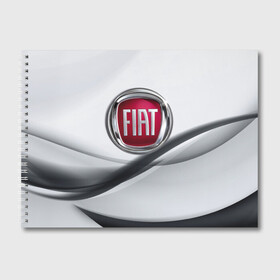 Альбом для рисования с принтом FIAT в Екатеринбурге, 100% бумага
 | матовая бумага, плотность 200 мг. | Тематика изображения на принте: fiat | авто | автомобиль | водитель | машина | тачка | фиат