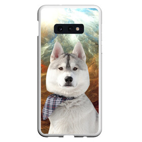 Чехол для Samsung S10E с принтом Хаски в Екатеринбурге, Силикон | Область печати: задняя сторона чехла, без боковых панелей | маламут | песик | собака | собаки | собачка | хаски