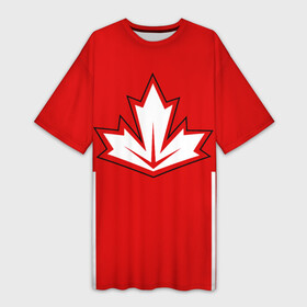 Платье-футболка 3D с принтом Сборная Канады по хоккею 2016 в Екатеринбурге,  |  | world cup hockey | брент бёрс | вратарь | дрю даути | защитник | канада | клюшка | кубок мира | нападающий | петерс билл | сanada | сборная канады | сидни патрик кросби | хоккей | хоккейная форма | шайба