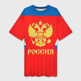 Платье-футболка 3D с принтом Форма № 88 VASILEVSKIY в Екатеринбурге,  |  | 88 vasilevskiy | world cup hockey | валилевский андрей | клюшка | кубок мира | россия | сборная россии | хоккейная форма | шайба