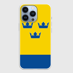Чехол для iPhone 13 Pro с принтом Сборная Швеции по Хоккею в Екатеринбурге,  |  | sweden | world cup hockey | виктор хедман | вратарь | защитник | клюшка | кубок мира | нападающий | сборная канады | хоккей | хоккейная форма | швеция | эрик карлссон