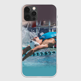 Чехол для iPhone 12 Pro Max с принтом Пловец в Екатеринбурге, Силикон |  | Тематика изображения на принте: swimmer