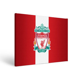 Холст прямоугольный с принтом Liverpool FC в Екатеринбурге, 100% ПВХ |  | Тематика изображения на принте: англия | клуб | ливерпуль | фк | футбол | футбольный