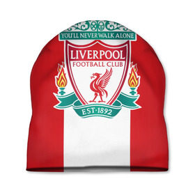 Шапка 3D с принтом Liverpool FC в Екатеринбурге, 100% полиэстер | универсальный размер, печать по всей поверхности изделия | англия | клуб | ливерпуль | фк | футбол | футбольный