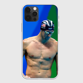 Чехол для iPhone 12 Pro Max с принтом Michael Phelps в Екатеринбурге, Силикон |  | бассейн | пловец | чемпион. фелепс