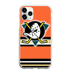 Чехол для iPhone 11 Pro Max матовый с принтом Хоккей 7 в Екатеринбурге, Силикон |  | anaheim ducks | nhl | stanley cup | кубок стенли | кубок стэнли | нхл | хоккей | хоккейный клуб