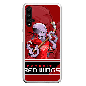 Чехол для Honor 20 с принтом Detroit Red Wings в Екатеринбурге, Силикон | Область печати: задняя сторона чехла, без боковых панелей | Тематика изображения на принте: detroit red wings | nhl | stanley cup | детройд | детройт ред уингз | кубок стенли | кубок стэнли | марченко | нхл | хоккей | хоккейный клуб