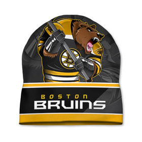 Шапка 3D с принтом Boston Bruins в Екатеринбурге, 100% полиэстер | универсальный размер, печать по всей поверхности изделия | boston bruins | nhl | stanley cup | бостон | бостон брюинз | брюинз | брюинс | кубок стенли | кубок стэнли | нхл | хоккей | хоккейный клуб | худобин