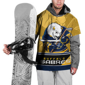 Накидка на куртку 3D с принтом Buffalo Sabres в Екатеринбурге, 100% полиэстер |  | buffalo sabres | nhl | stanley cup | баффало сейбрз | буффало | кубок стенли | кубок стэнли | куликов | нхл | хоккей | хоккейный клуб