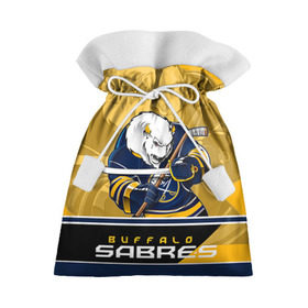Подарочный 3D мешок с принтом Buffalo Sabres в Екатеринбурге, 100% полиэстер | Размер: 29*39 см | buffalo sabres | nhl | stanley cup | баффало сейбрз | буффало | кубок стенли | кубок стэнли | куликов | нхл | хоккей | хоккейный клуб