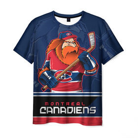 Мужская футболка 3D с принтом Montreal Canadiens в Екатеринбурге, 100% полиэфир | прямой крой, круглый вырез горловины, длина до линии бедер | montreal canadiens | nhl | stanley cup | емелин | кубок стенли | кубок стэнли | марков | монреаль | монреаль канадиенс | нхл | радулов | хоккей | хоккейный клуб