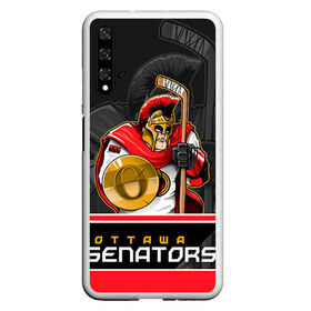 Чехол для Honor 20 с принтом Ottawa Senators в Екатеринбурге, Силикон | Область печати: задняя сторона чехла, без боковых панелей | Тематика изображения на принте: nhl | ottawa senators | stanley cup | кубок стенли | кубок стэнли | нхл | оттава сенаторз | сенаторс | хоккей | хоккейный клуб