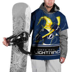 Накидка на куртку 3D с принтом Bay Lightning в Екатеринбурге, 100% полиэстер |  | nhl | stanley cup | tampa bay lightning | ампа бэй лайтнинг | василевский | кубок стенли | кубок стэнли | кучеров | наместников | нестеров | нхл | тампа бэй | хоккей | хоккейный клуб