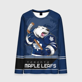Мужской лонгслив 3D с принтом Toronto Maple Leafs в Екатеринбурге, 100% полиэстер | длинные рукава, круглый вырез горловины, полуприлегающий силуэт | nhl | stanley cup | toronto maple leafs | валиев | кубок стенли | кубок стэнли | мэпл лифс | нхл | сошников | торонто | торонто мейпл лифс | хоккей | хоккейный клуб