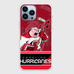 Чехол для iPhone 13 Pro Max с принтом Carolina Hurricanes в Екатеринбурге,  |  | carolina hurricanes | nhl | stanley cup | каролина | каролина харрикейнз | кубок стенли | кубок стэнли | нхл | хоккей | хоккейный клуб | хурикэйнс