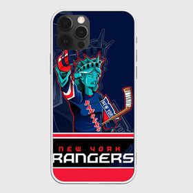 Чехол для iPhone 12 Pro Max с принтом New York Rangers в Екатеринбурге, Силикон |  | Тематика изображения на принте: new york rangers | nhl | stanley cup | кубок стенли | кубок стэнли | нхл | нью йорк рейнджерс | нью йорк рейнджеры | рейнджеры | хоккей | хоккейный клуб