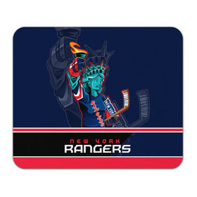 Коврик прямоугольный с принтом New York Rangers в Екатеринбурге, натуральный каучук | размер 230 х 185 мм; запечатка лицевой стороны | new york rangers | nhl | stanley cup | кубок стенли | кубок стэнли | нхл | нью йорк рейнджерс | нью йорк рейнджеры | рейнджеры | хоккей | хоккейный клуб